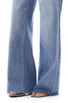 Küsteninspirierte Mid-Rise-Wide-Leg-Jeans