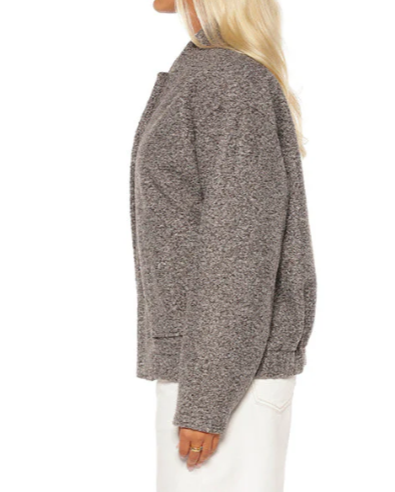 Bomberjacke mit Knopfleiste